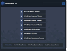 Tablet Screenshot of freshtheme.net